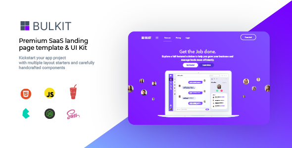 Bulkit landing page